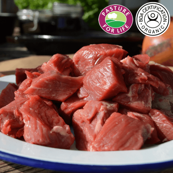 Beef Stewing Steak 100 Grass Fed And Organic Primal Meats 2827